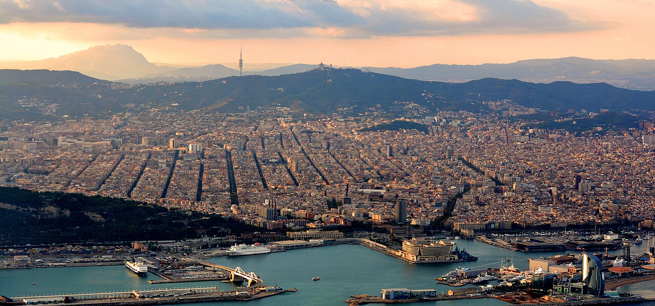 Scenic view of Barcelona