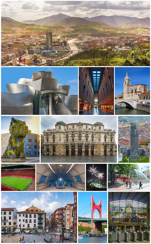 Scenic view of Bilbao
