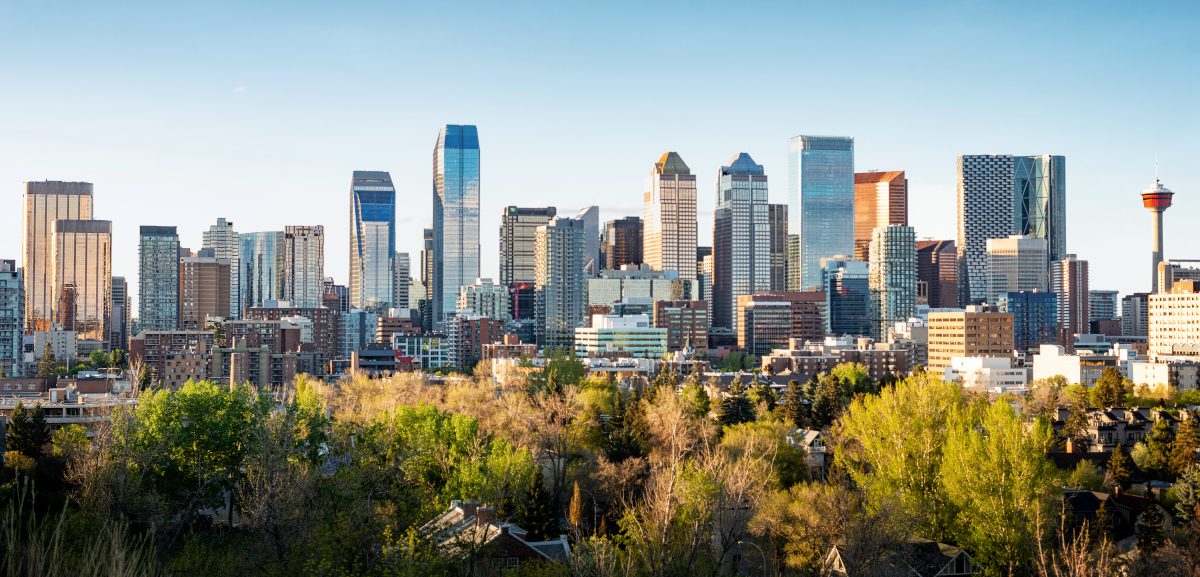 Scenic view of Calgary