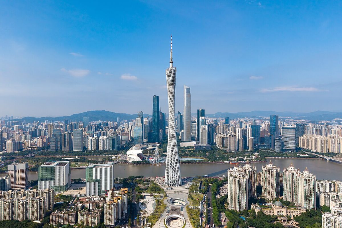 Scenic view of Guangzhou