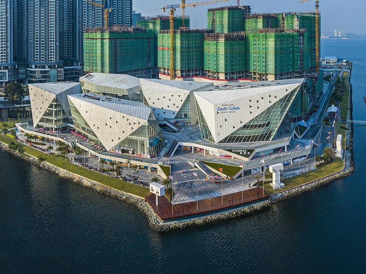 Scenic view of Johor Bahru
