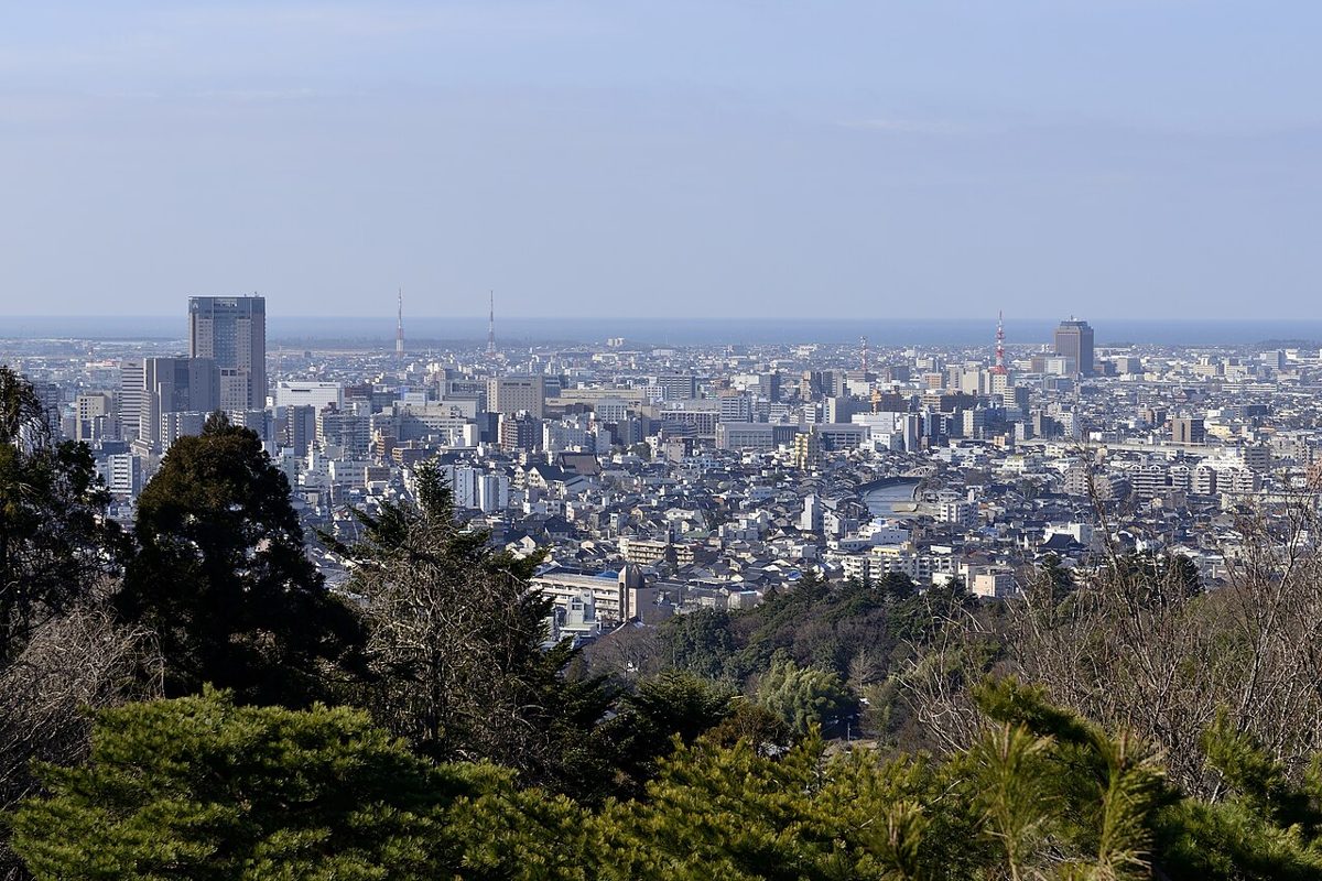 Scenic view of Kanazawa