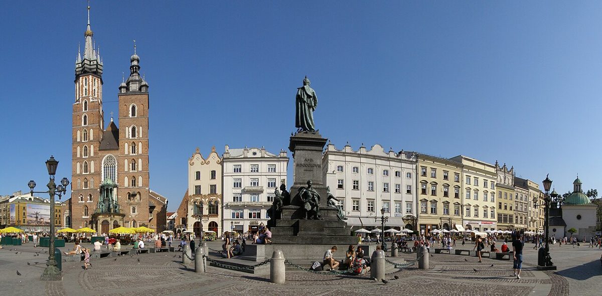 Scenic view of Kraków