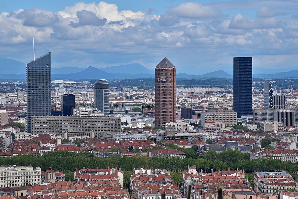 Scenic view of Lyon