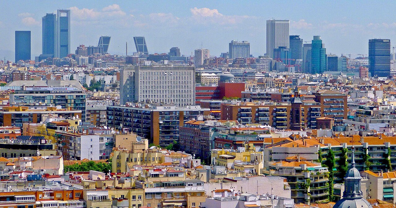 Scenic view of Madrid