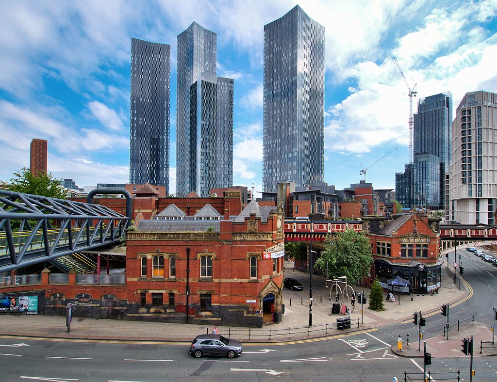 Scenic view of Manchester