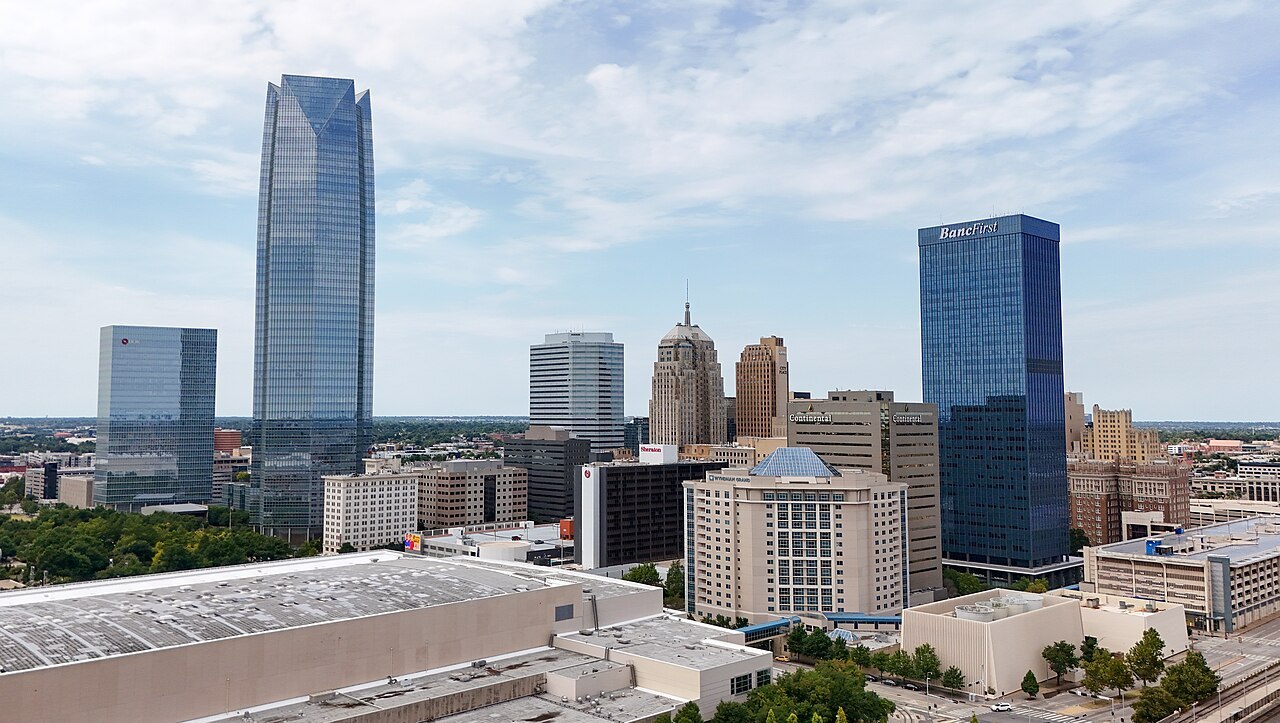 Representative Oklahoma City, Oklahoma city scene; not a photograph of Oklahoma City National Memorial