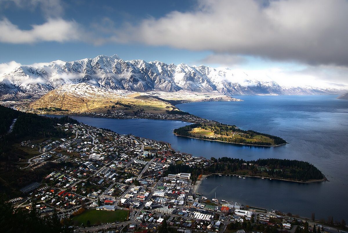 Scenic view of Queenstown