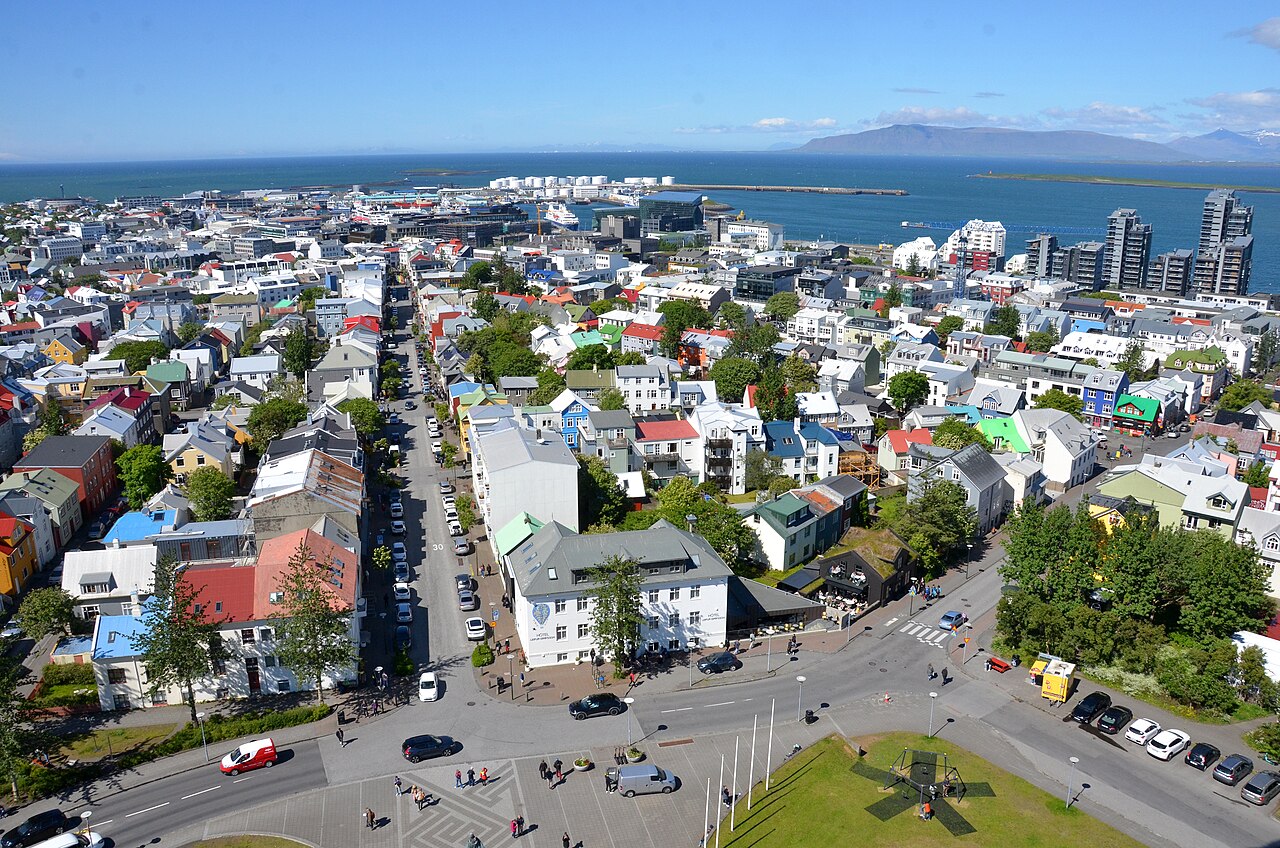 Scenic view of Reykjavík