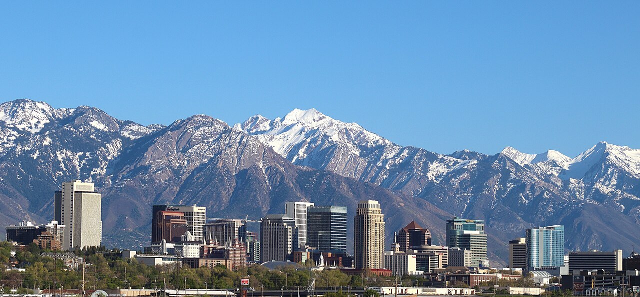 Representative Salt Lake City, Utah city scene; not a photograph of Natural History Museum of Utah