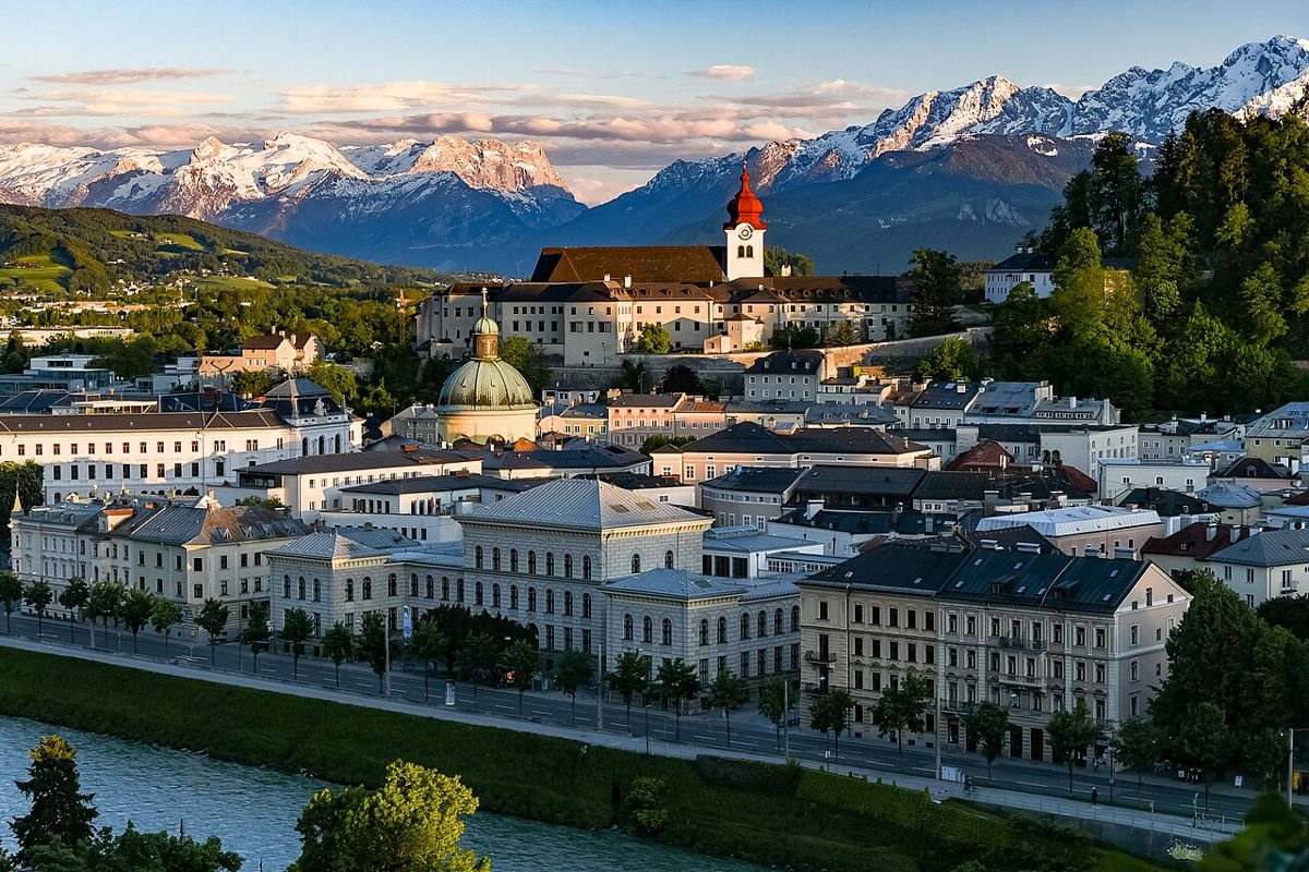 Scenic view of Salzburg