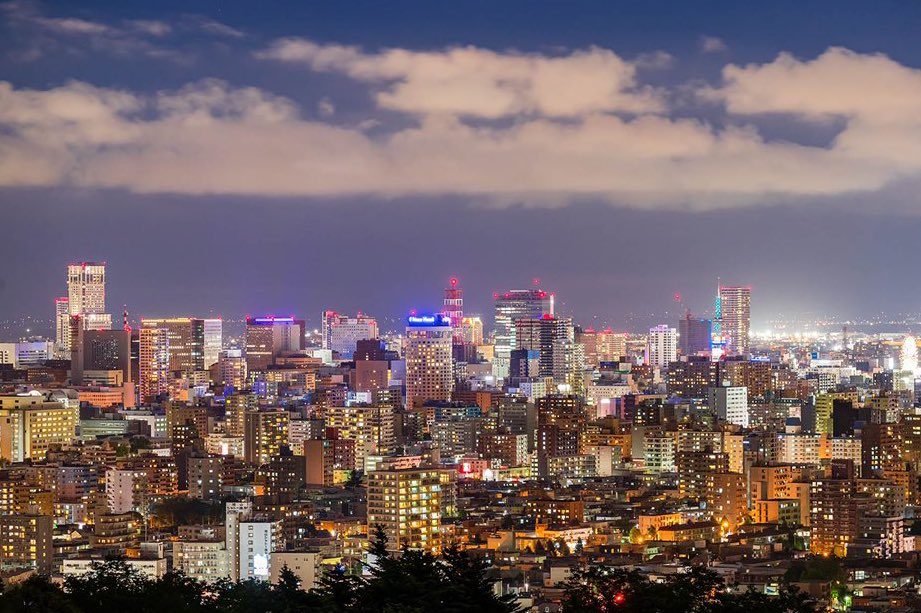 Scenic view of Sapporo