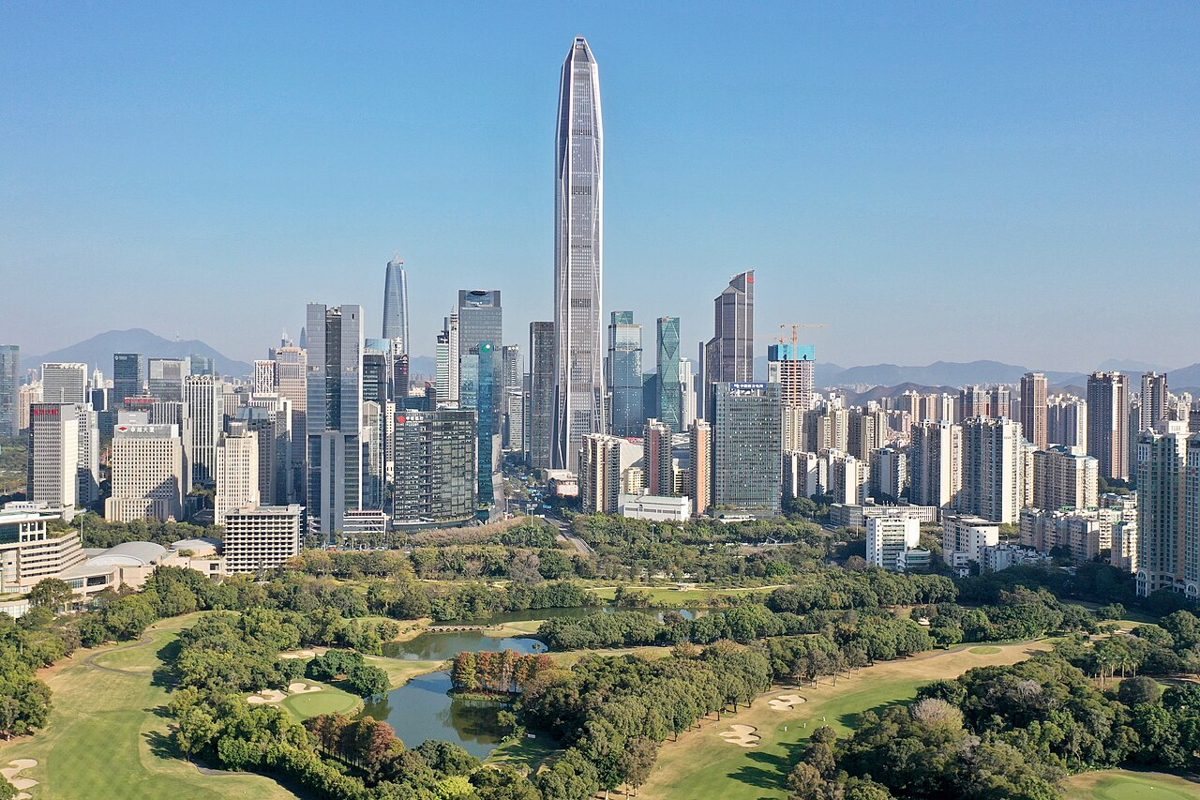 Scenic view of Shenzhen