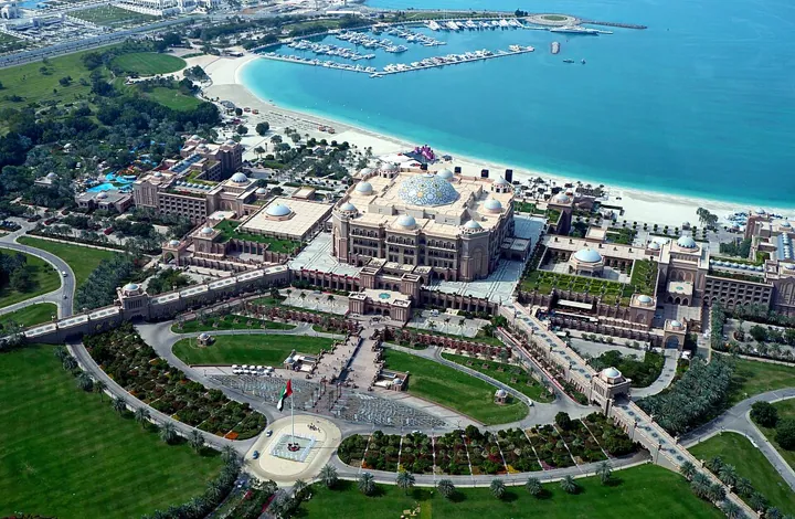 Emirates Palace in Abu Dhabi