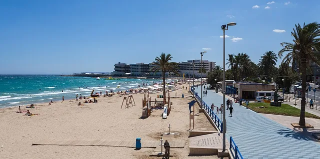 Postiguet Beach in Alicante