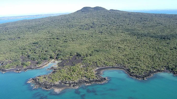Rangitoto Island in Auckland