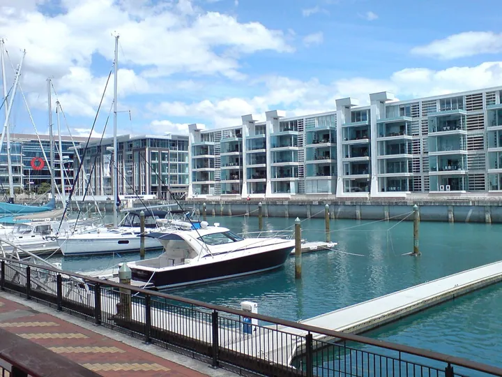 Viaduct Harbour in Auckland