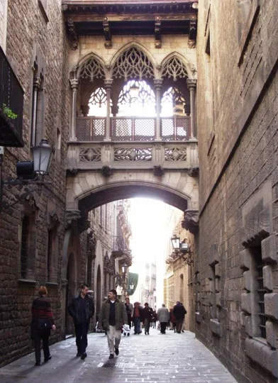 Gothic Quarter, Barcelona in Barcelona