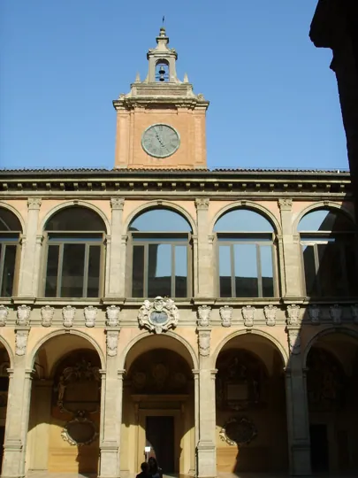 Archiginnasio of Bologna in Bologna