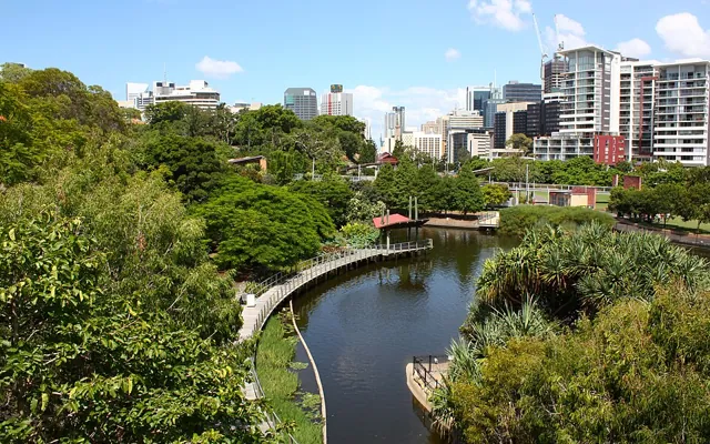 Roma Street Parkland in Brisbane