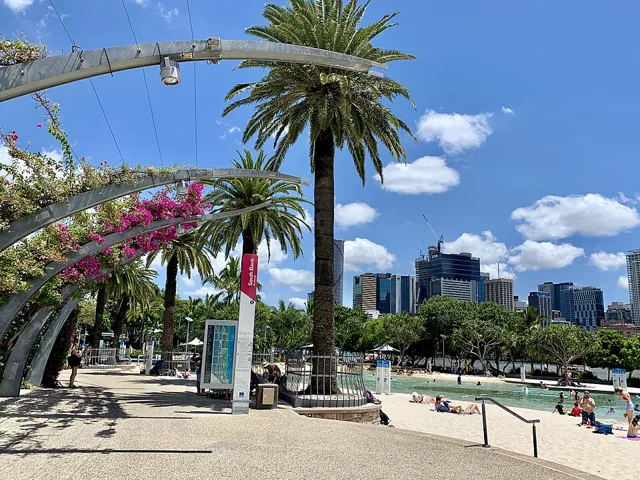 South Bank Parklands in Brisbane