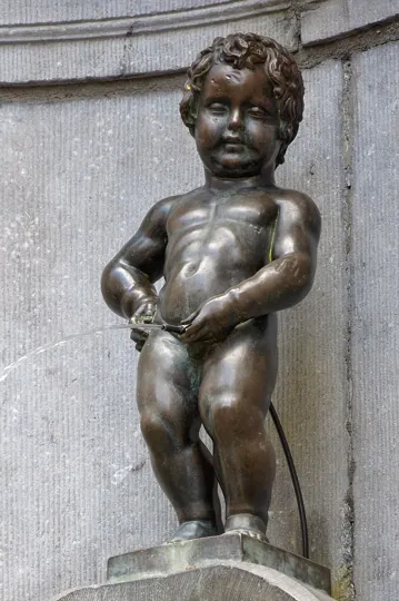 Manneken Pis in Brussels