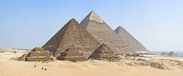 Giza pyramid complex in Cairo