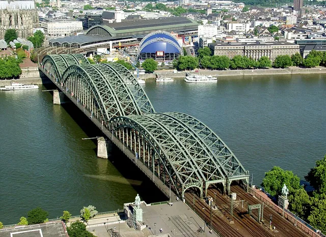 Hohenzollern Bridge in Cologne