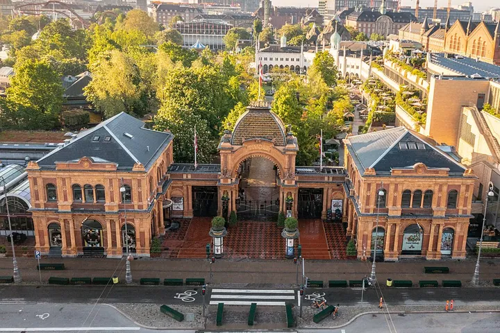 Tivoli Gardens in Copenhagen