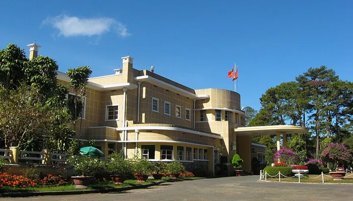 Bao Dai Summer Palace building in Da Lat, Vietnam
