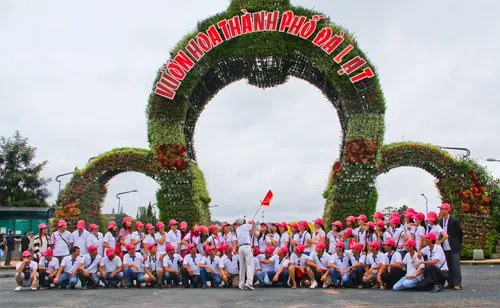 Dalat Flower Park in Da Lat