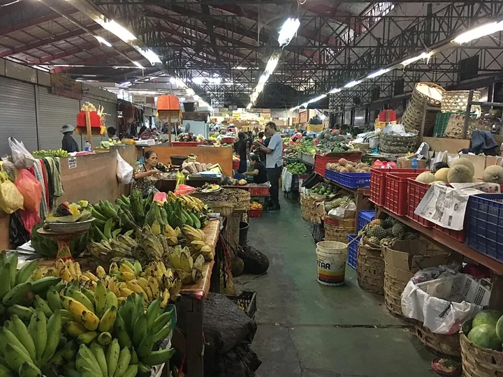 Badung Market in Denpasar