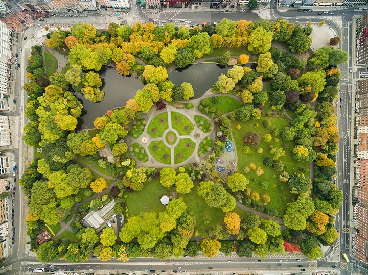 St Stephen's Green in Dublin