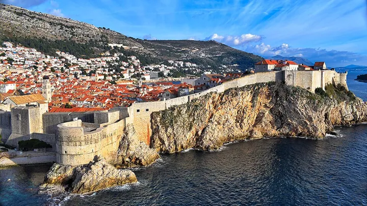 Walls of Dubrovnik in Dubrovnik