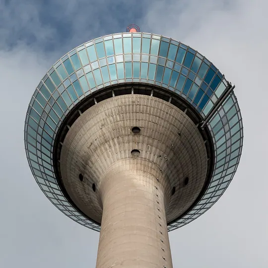 Rhine Tower in Dusseldorf