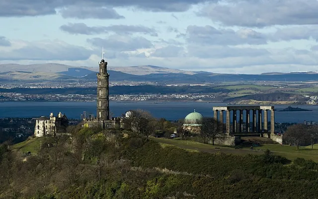 Calton Hill in Edinburgh