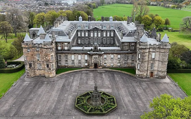Holyrood Palace in Edinburgh