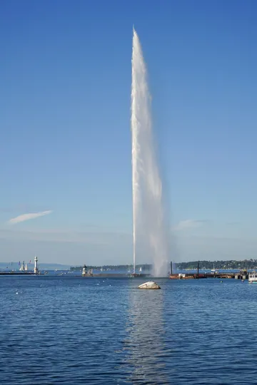 Jet d'Eau in Geneva