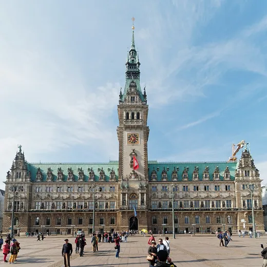 Hamburg City Hall in Hamburg