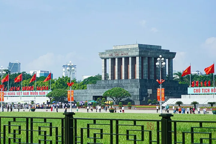 Ho Chi Minh Mausoleum in Hanoi