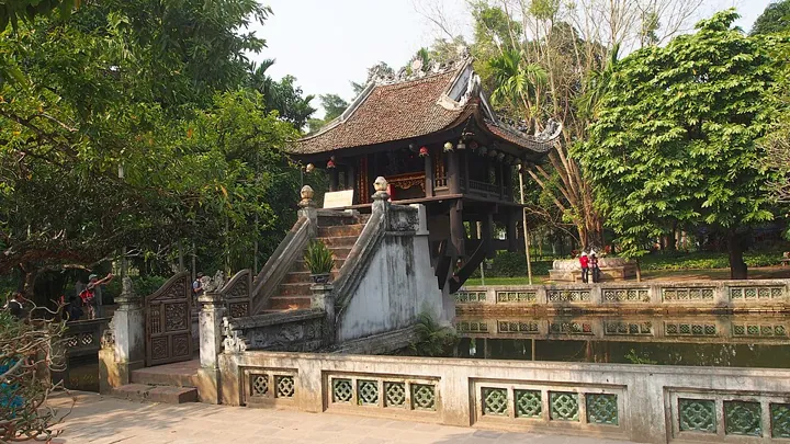One Pillar Pagoda in Hanoi