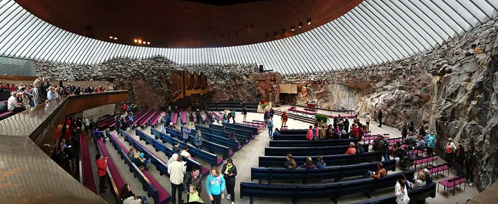 Temppeliaukio Church in Helsinki
