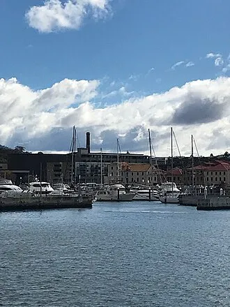 Hobart waterfront in Hobart