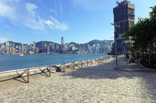 Tsim Sha Tsui Promenade in Hong Kong
