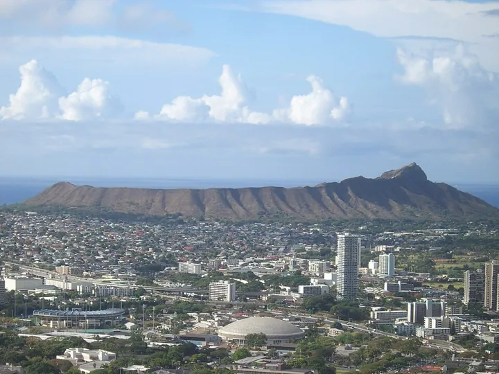 Diamond Head, Hawaii in Honolulu