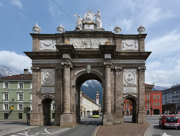 Triumphal Arch, Innsbruck in Innsbruck
