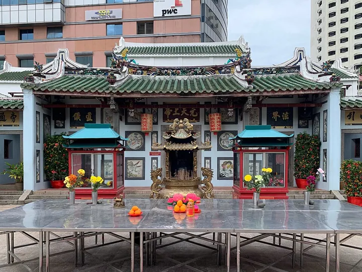 Johor Bahru Old Chinese Temple in Johor Bahru