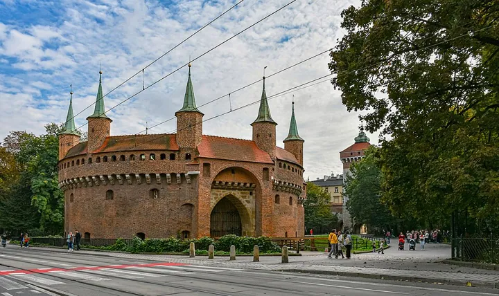 Kraków Barbican in Krakow