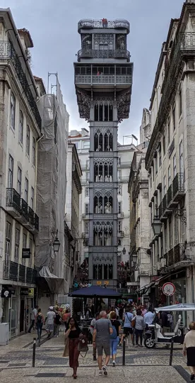 Santa Justa Lift in Lisbon