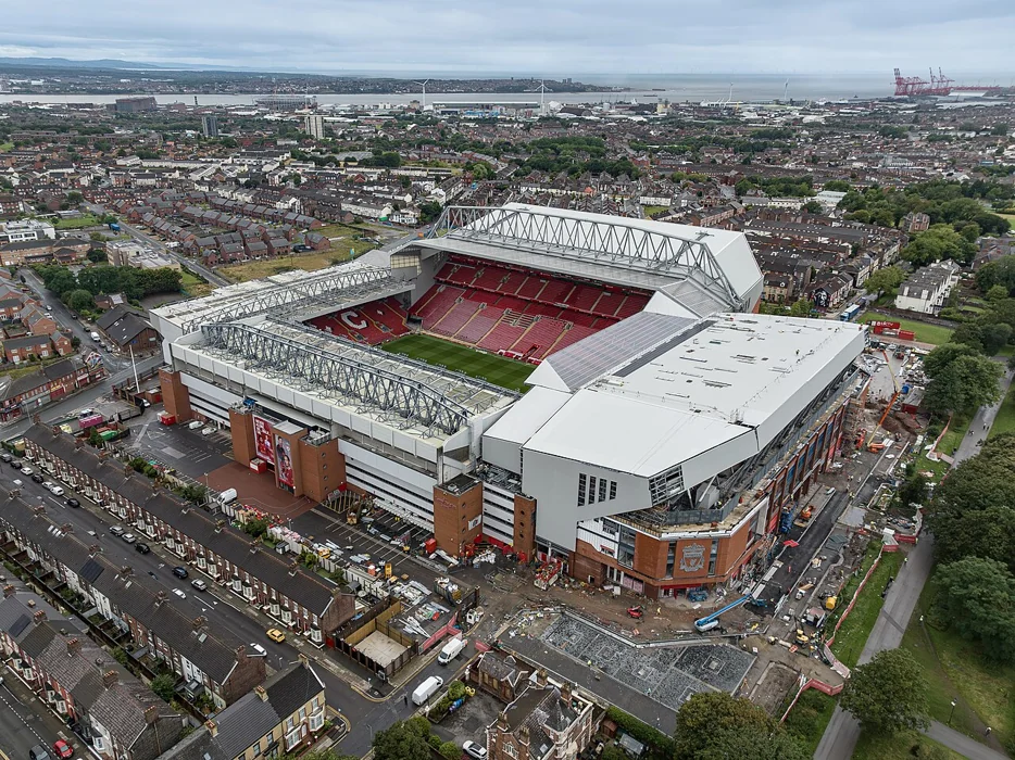 Anfield stadium tour in Liverpool